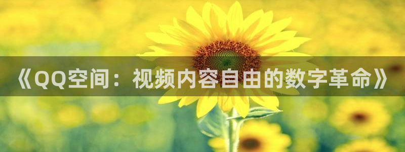 益达娱乐官方app下载安装：《QQ空间：视频内容自由的数字革命》